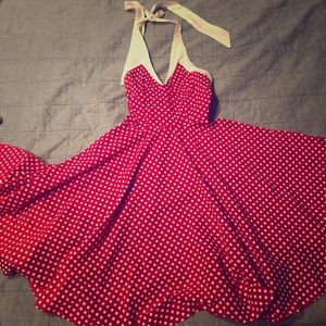 Super fun retro 1950s swing dress